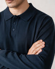 REFINED POLO SWEATER