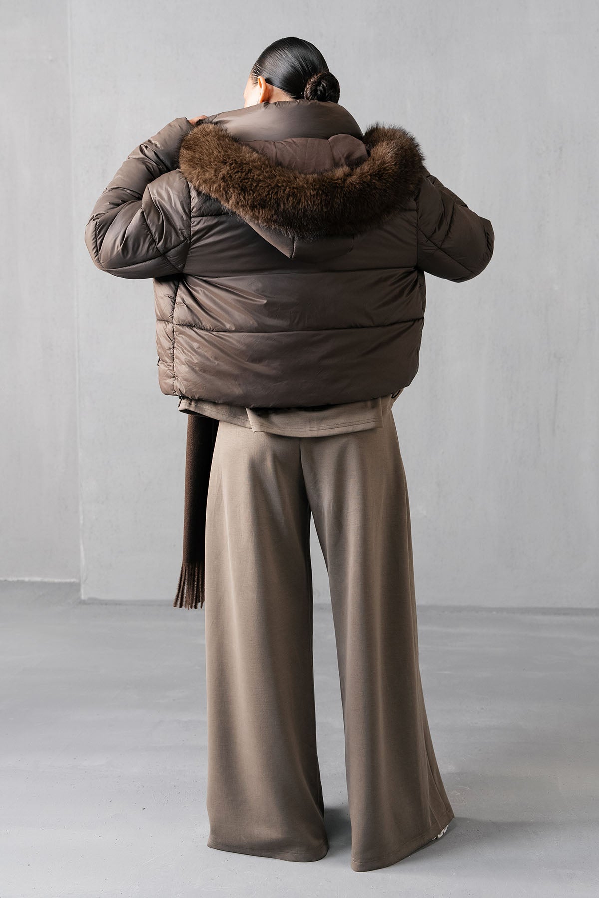 MOCK NECK PUFFER JACKET