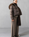 MOCK NECK PUFFER JACKET