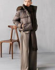 MOCK NECK PUFFER JACKET