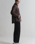 BRUSHED SCUBA ZIP UP JACKET