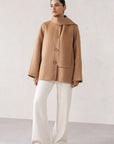 SCARF COLLAR JACKET