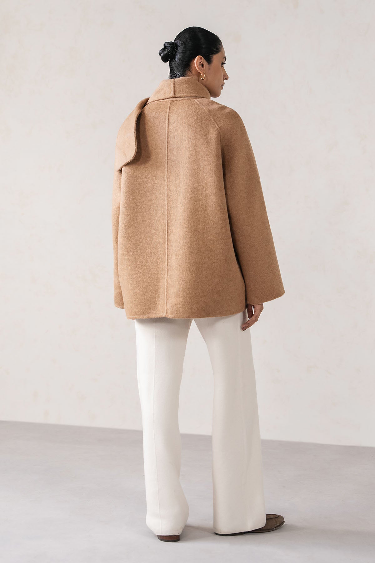 SCARF COLLAR JACKET