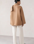 SCARF COLLAR JACKET