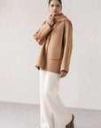 SCARF COLLAR JACKET