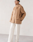 SCARF COLLAR JACKET