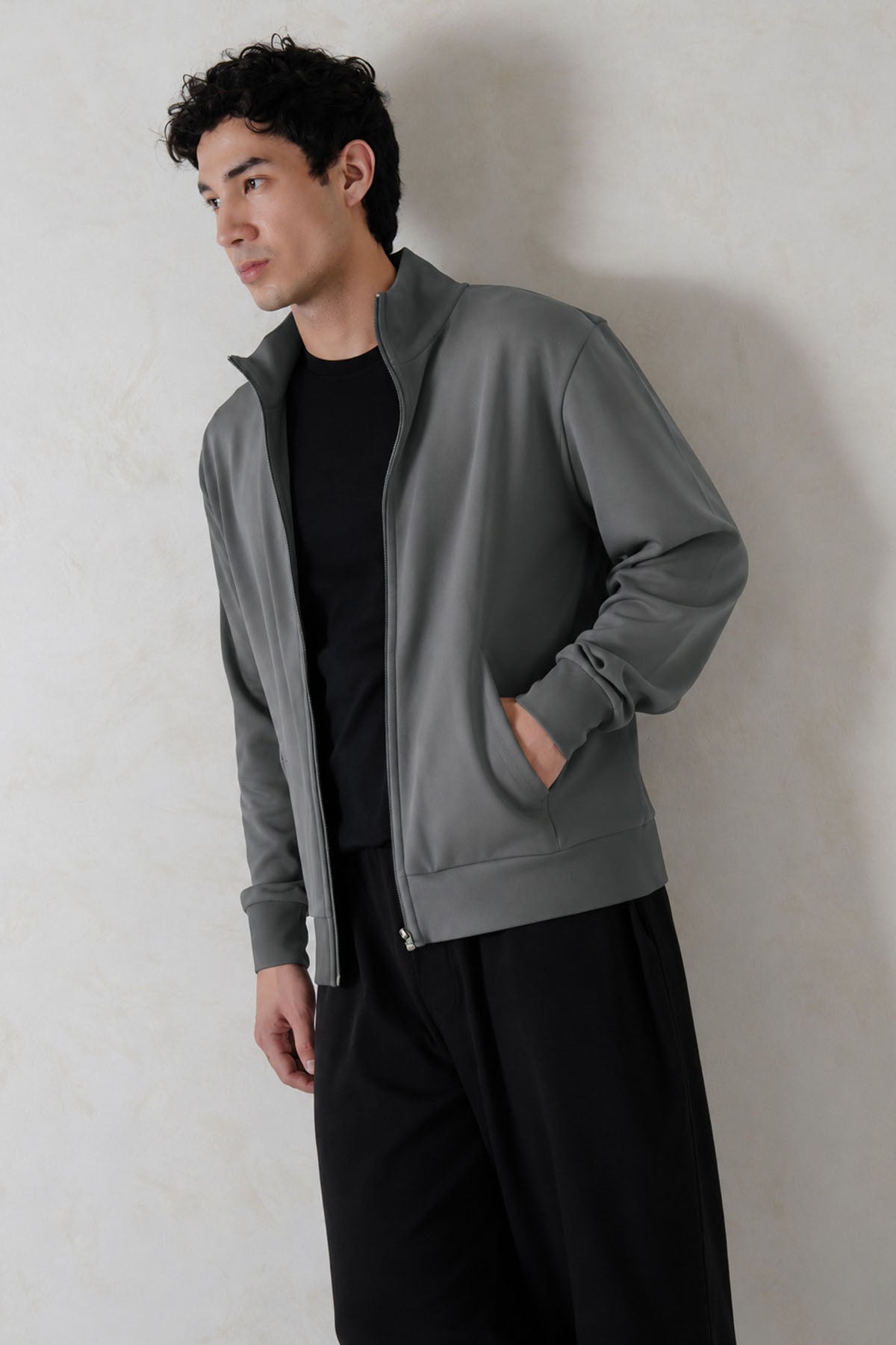 EVERYDAY ZIP UP-DOUBLE KNIT