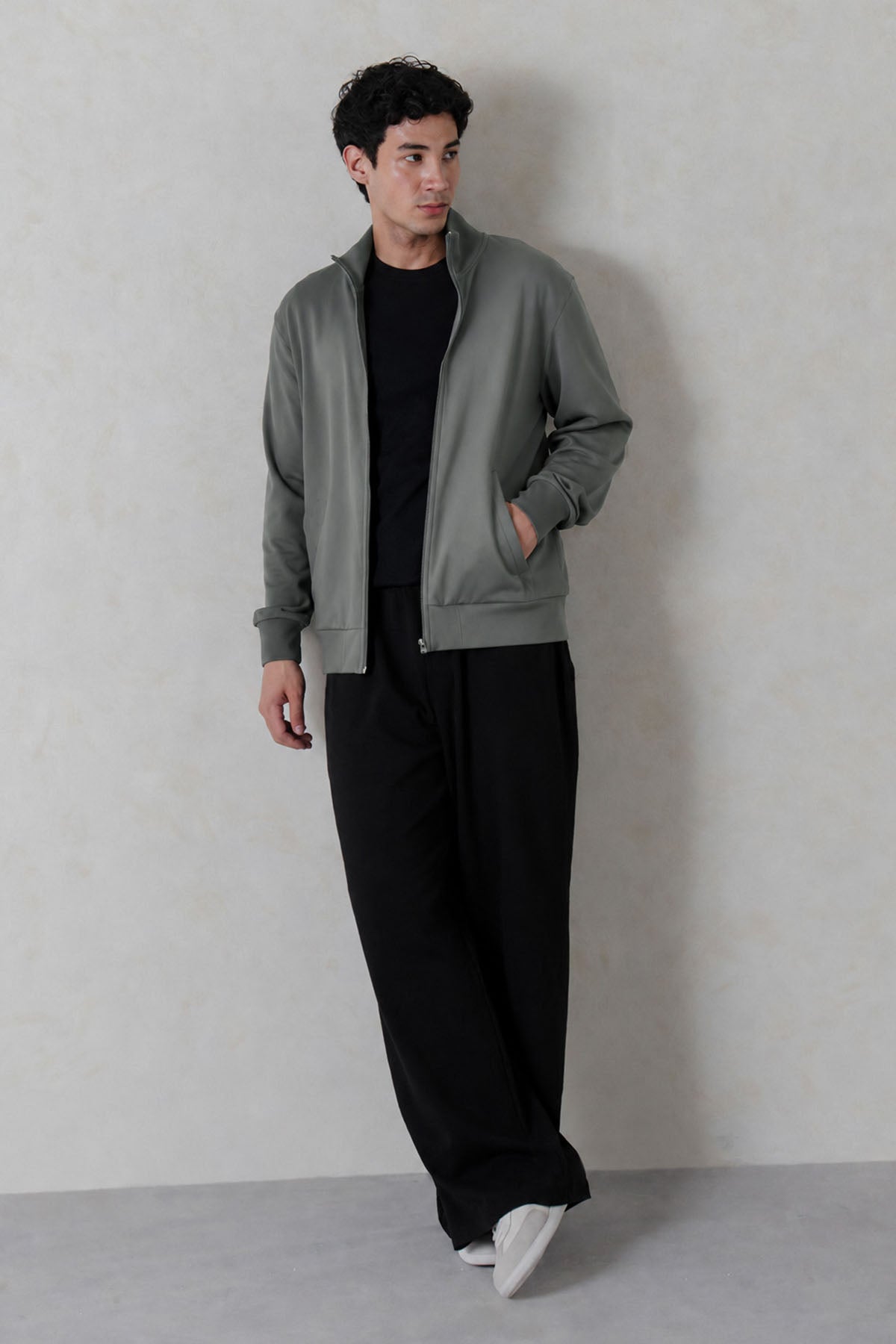EVERYDAY ZIP UP-DOUBLE KNIT