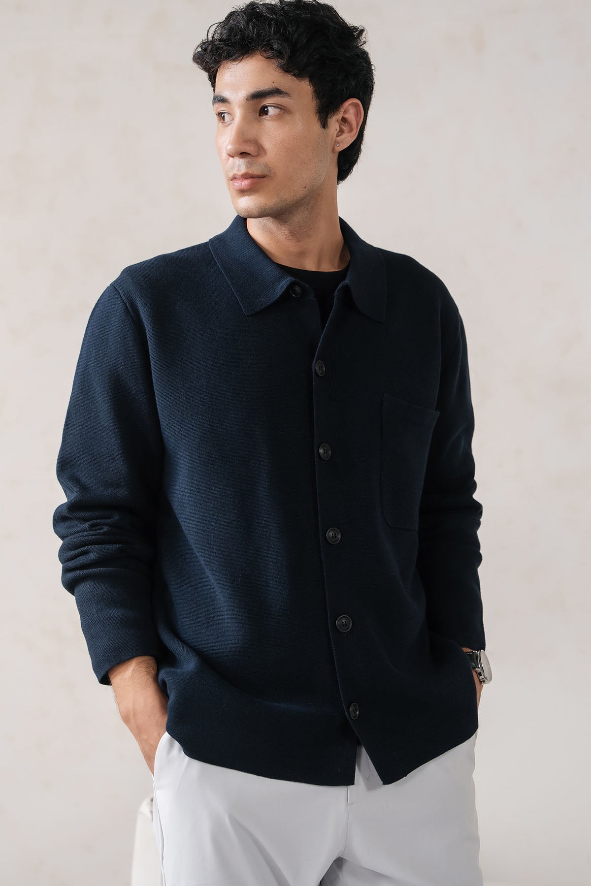 SWEATER KNIT JACKET