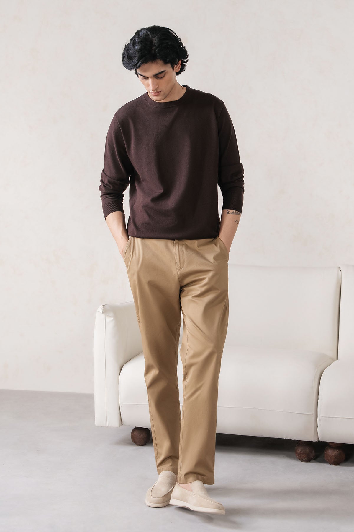 REFINED CREWNECK SWEATER