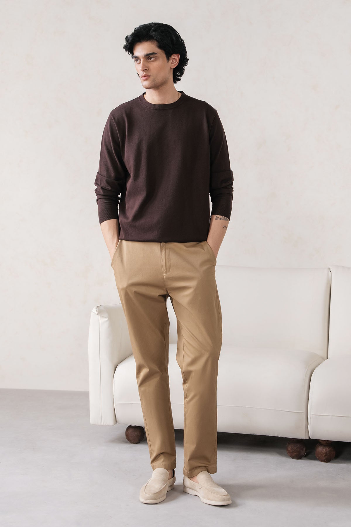 REFINED CREWNECK SWEATER