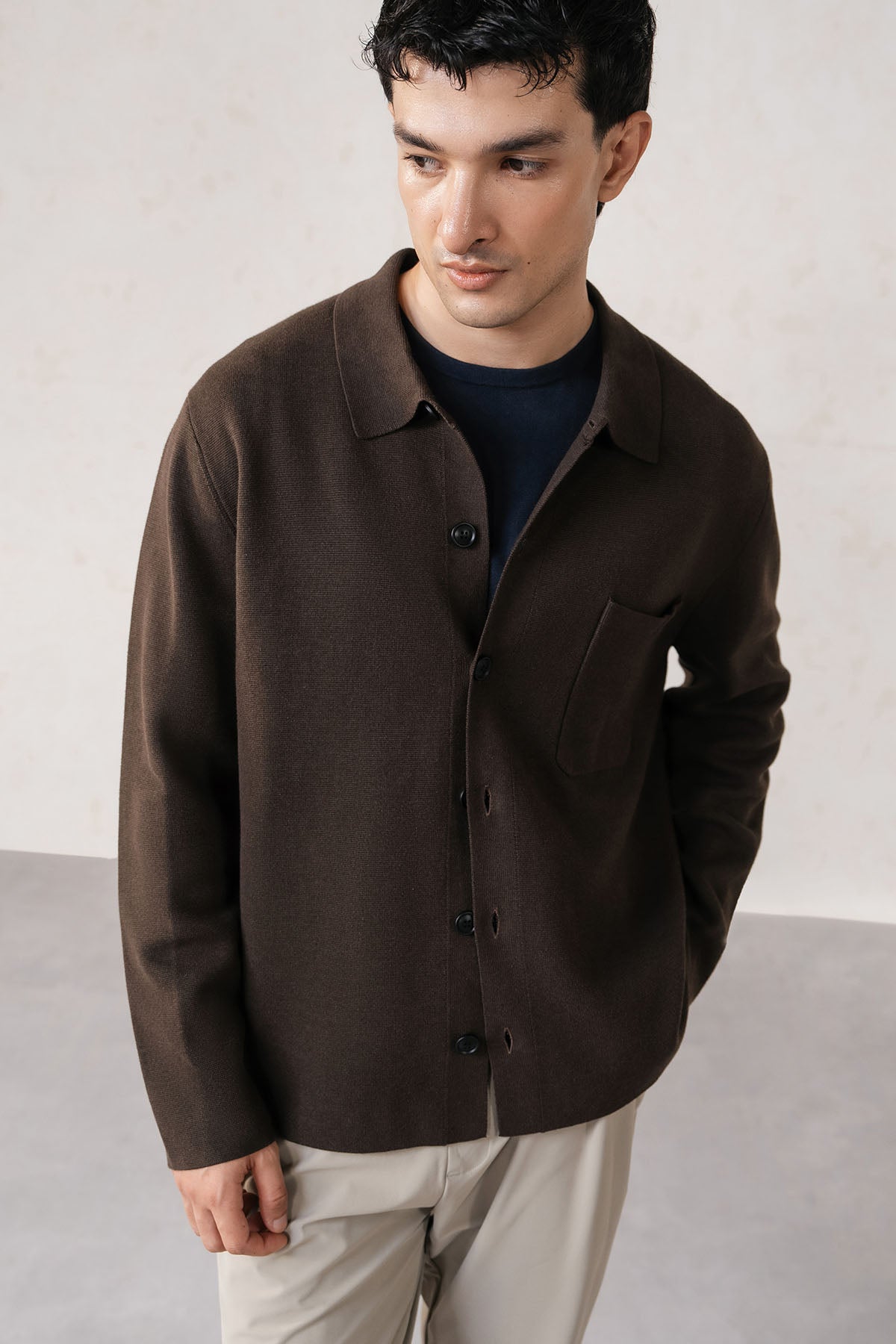 SWEATER KNIT JACKET
