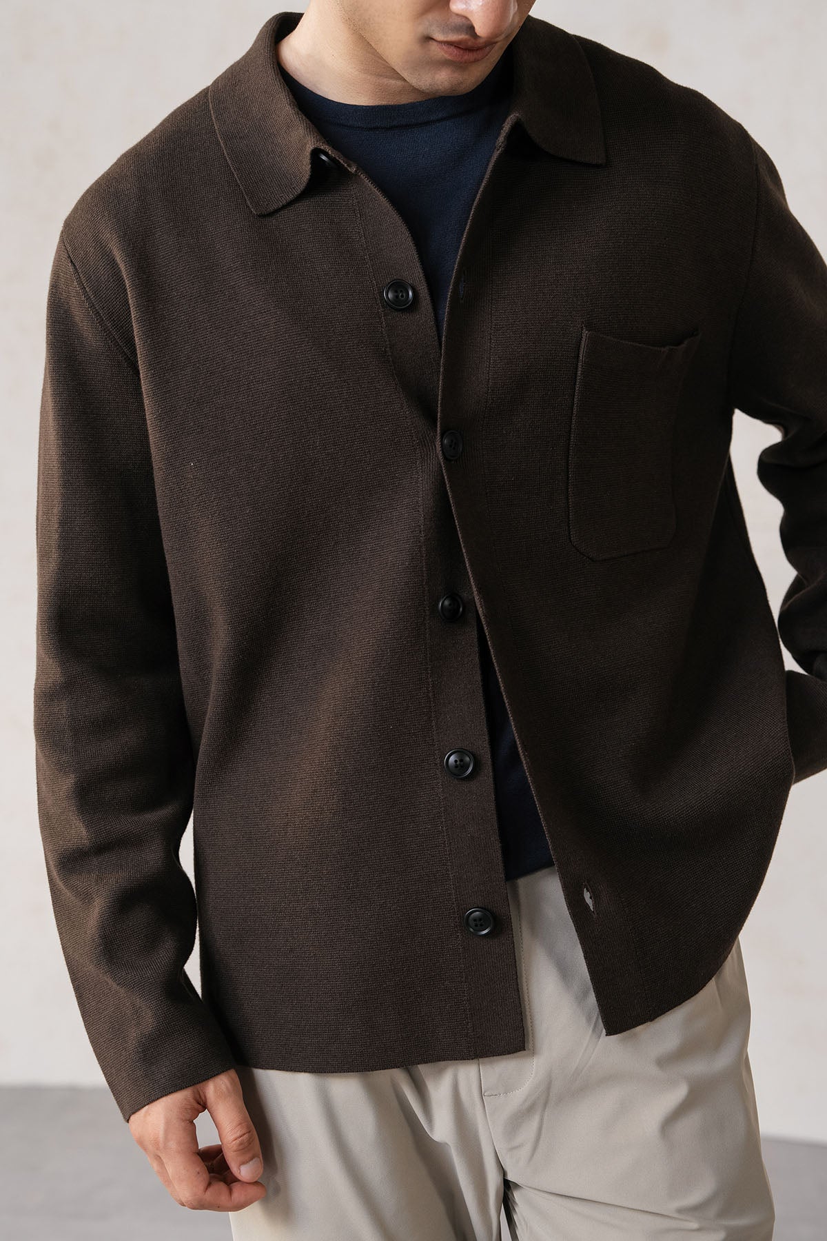 SWEATER KNIT JACKET