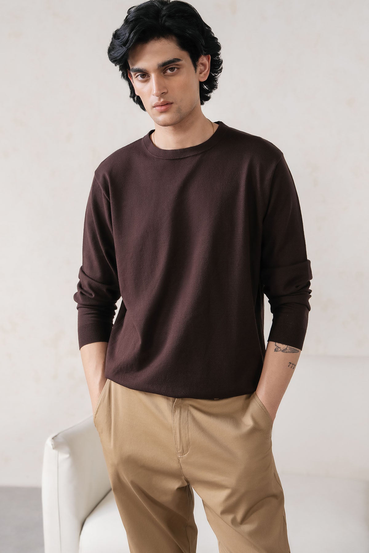 REFINED CREWNECK SWEATER