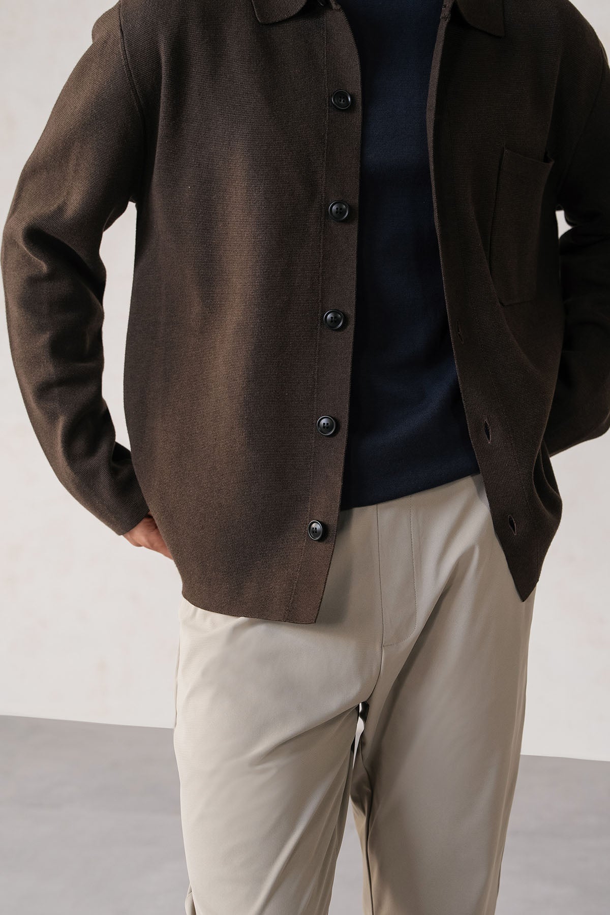 SWEATER KNIT JACKET