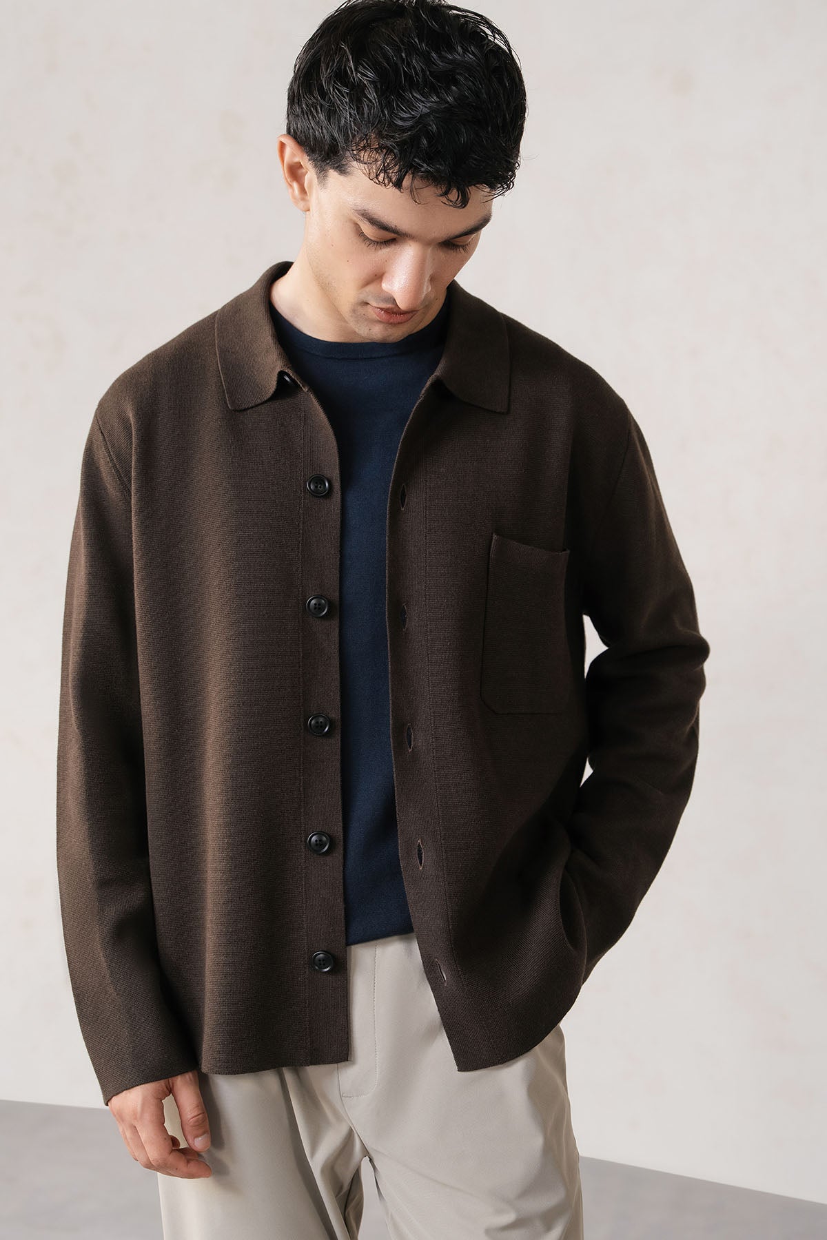 SWEATER KNIT JACKET