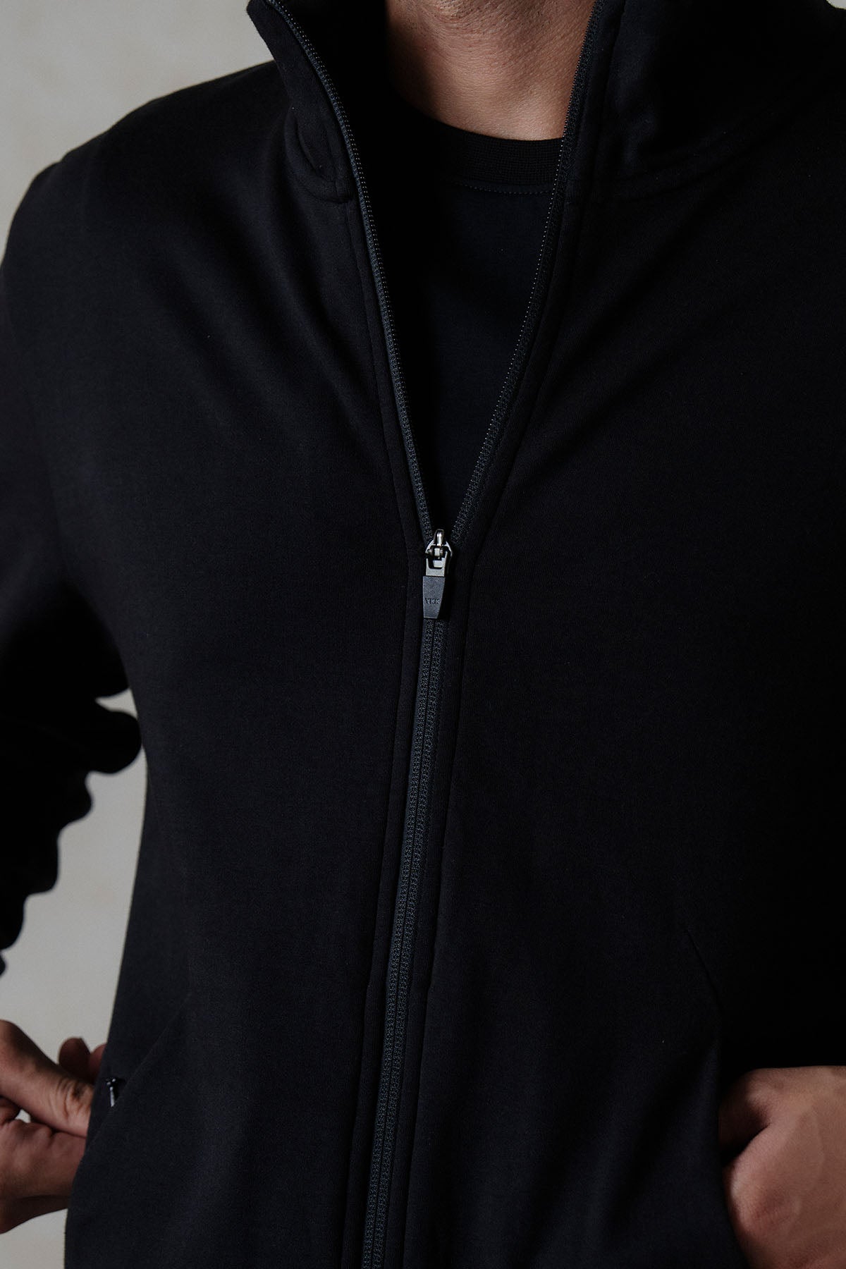 EVERYDAY ZIP UP-DOUBLE KNIT