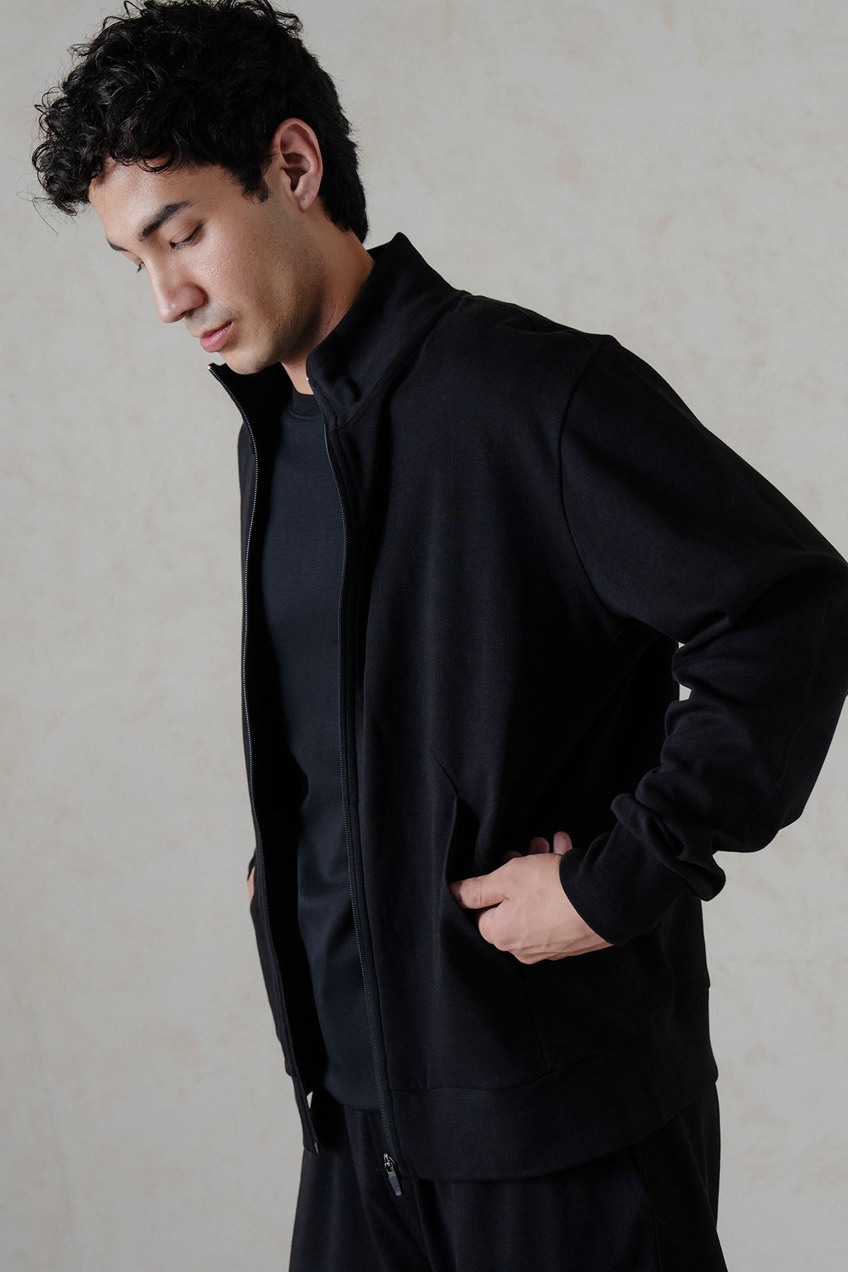 EVERYDAY ZIP UP-DOUBLE KNIT