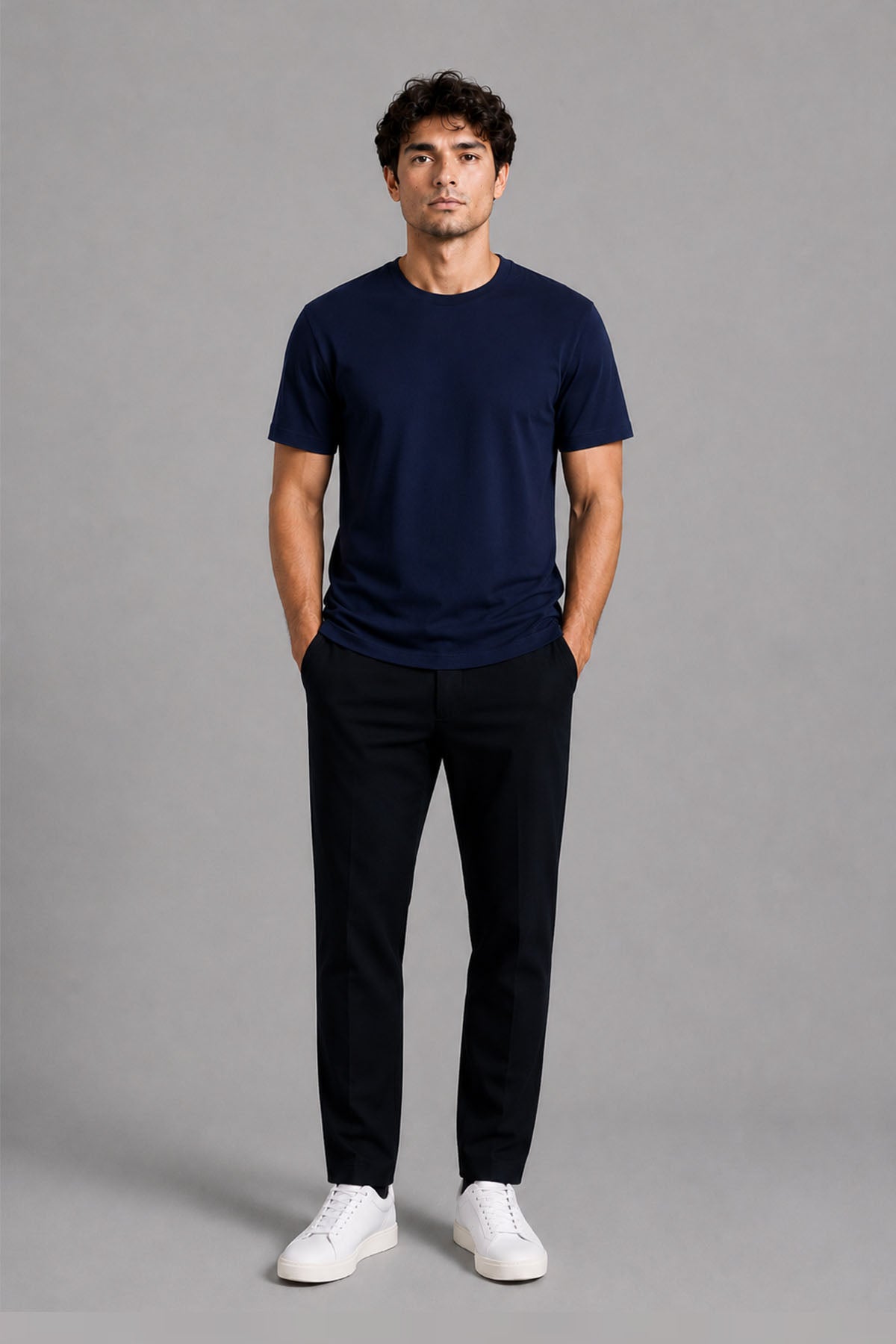 T-SHIRT CREW NECK SUPIMA COTTON