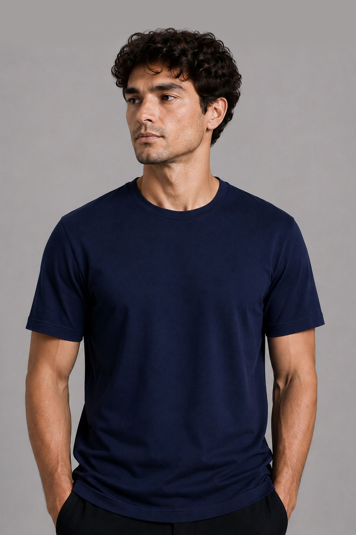 T-SHIRT CREW NECK SUPIMA COTTON