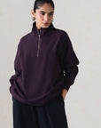 RELAXED QUARTER ZIP-CLOUDFORM