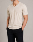 T-SHIRT V-NECK SUPIMA COTTON