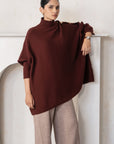 MOCKNECK OVERSIZED SWEATER
