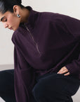 RELAXED QUARTER ZIP-CLOUDFORM