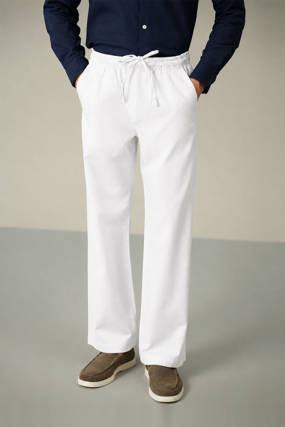 RELAXED LINEN PANTS