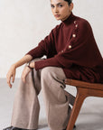 MOCKNECK OVERSIZED SWEATER