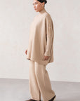 MOCKNECK OVERSIZED SWEATER