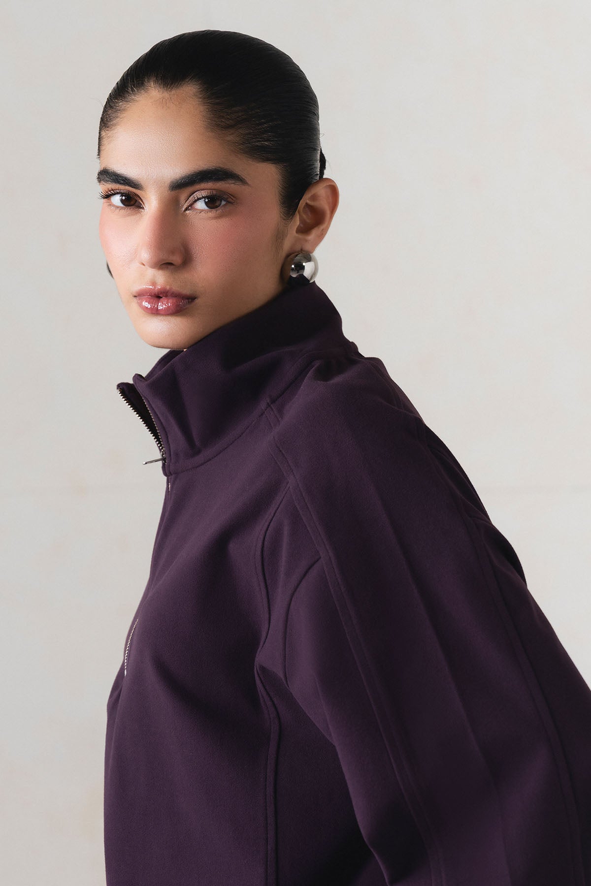RELAXED QUARTER ZIP-CLOUDFORM