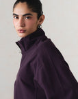 RELAXED QUARTER ZIP-CLOUDFORM