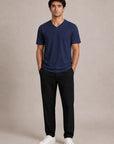 T-SHIRT V-NECK SUPIMA COTTON