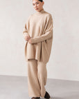 MOCKNECK OVERSIZED SWEATER