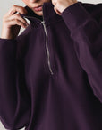 RELAXED QUARTER ZIP-CLOUDFORM