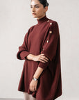 MOCKNECK OVERSIZED SWEATER