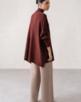 MOCKNECK OVERSIZED SWEATER