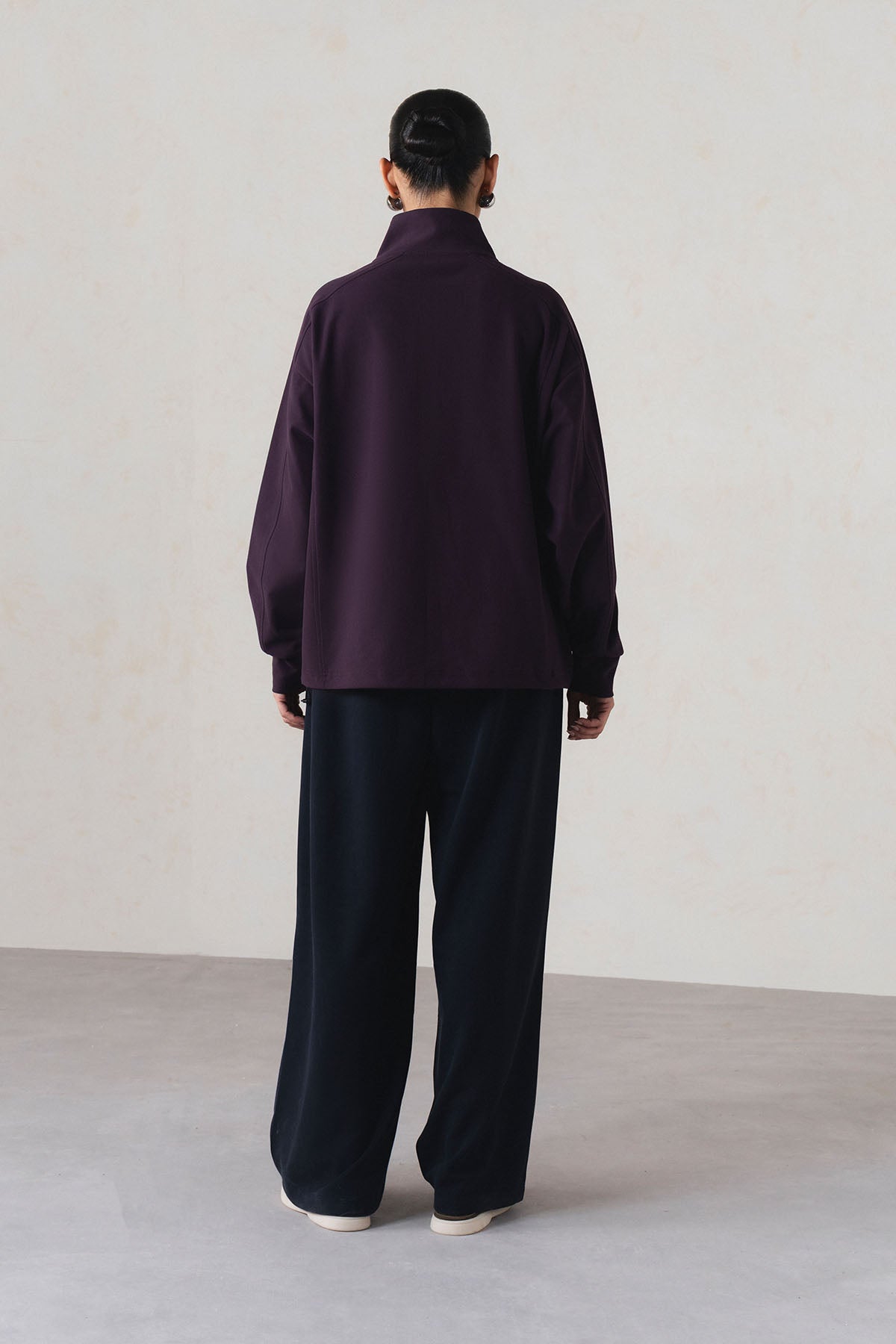 RELAXED QUARTER ZIP-CLOUDFORM