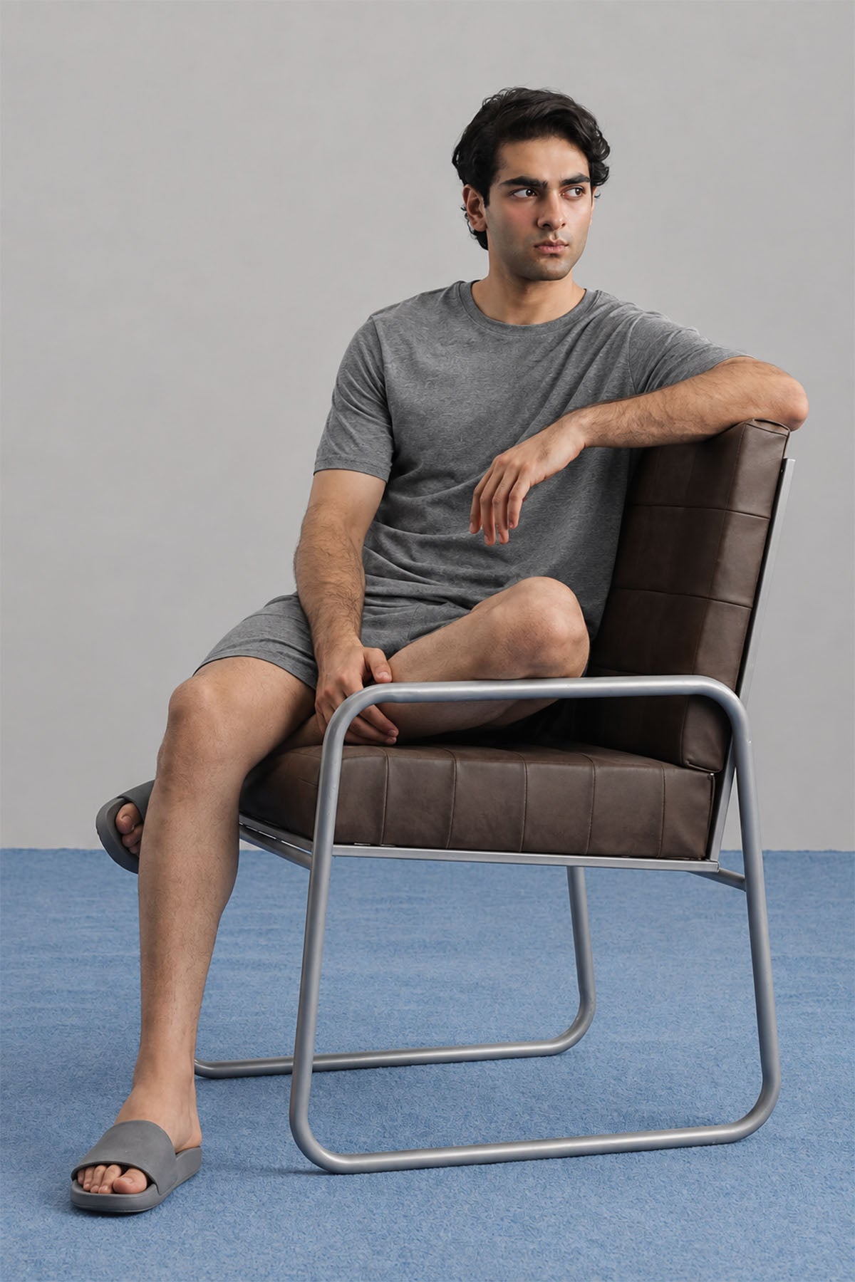 NIGHTSUIT - SHIRT AND SHORTS-100% SUPIMA COTTON