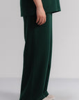 MOVE WIDE TROUSERS-DOUBLE KNIT