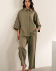 RELAXED LINEN PANTS