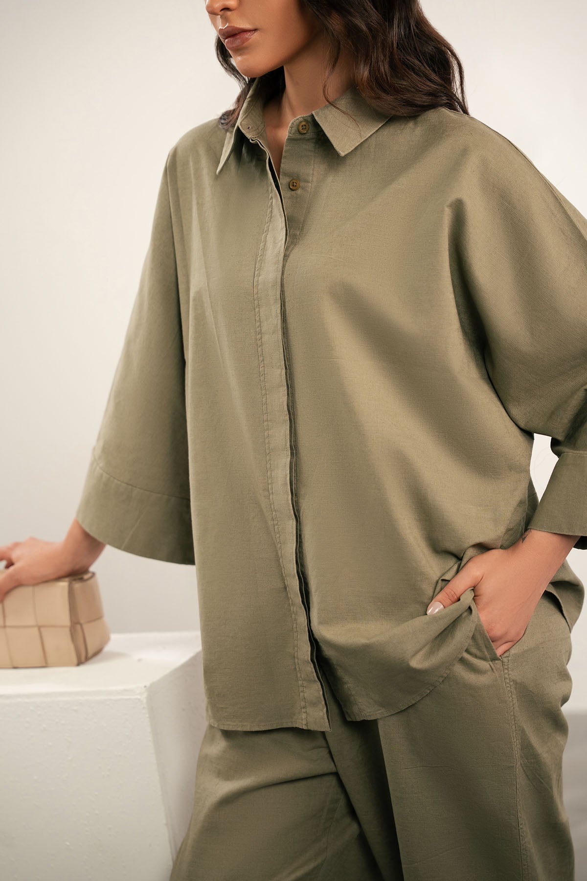 RELAXED LINEN PANTS