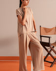 WIDE-LEG LOUNGE PANTS - CLOUDLUX