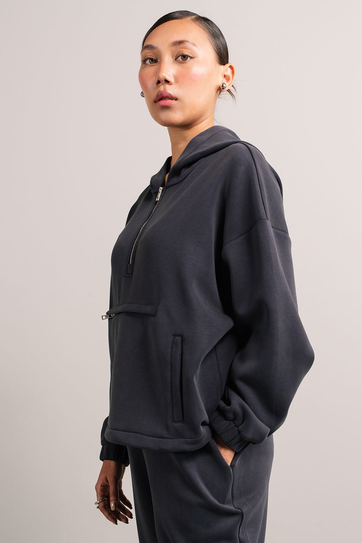 HALF ZIP PULLOVER HOODIE CLOUDLUX – Kiji Retail