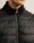 KNIT HYBRID JACKET