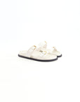 BUCKLED SLIDER SANDALS