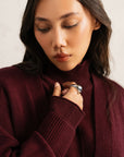 DEEP BURGUNDY KNIT SET