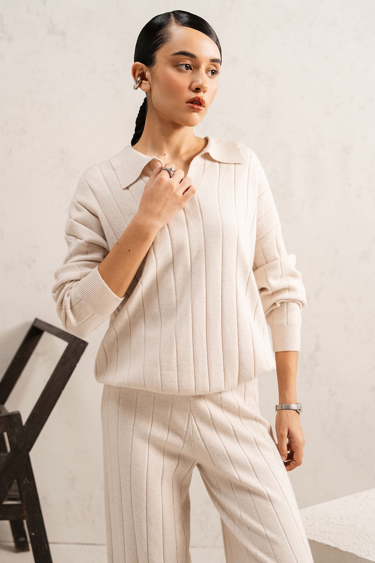 OPEN COLLAR RIB SET