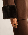 HIGH-NECK RIBBED KNIT SET
